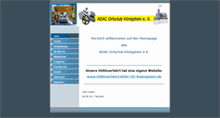 Desktop Screenshot of adac-oc-koenigstein.de