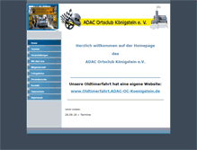 Tablet Screenshot of adac-oc-koenigstein.de